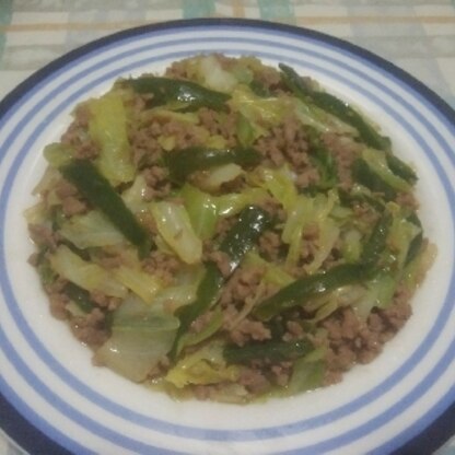 子供も食べるので豆板醤なしですが、ありがちな材料で簡単に出来て、美味しかったです。